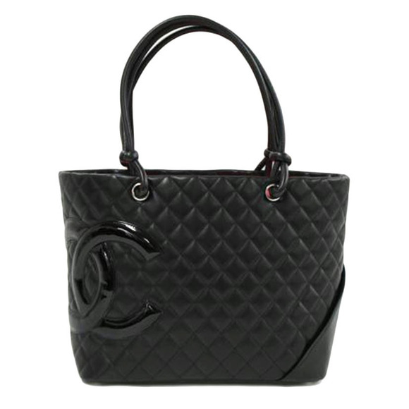 Chanel Large Bag Tote Line Black Cambon - Picture 1 of 7